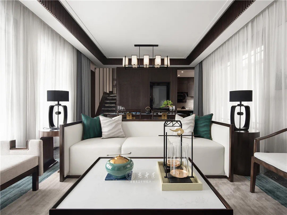 別墅中式原木定制