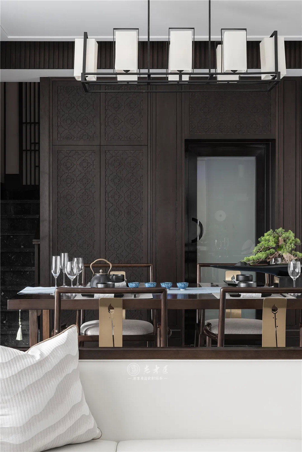 別墅中式原木定制