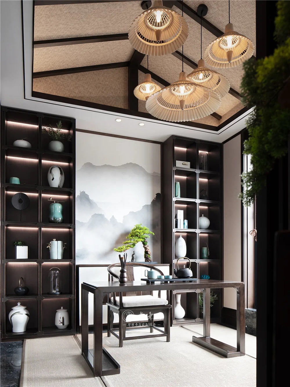 別墅中式原木定制