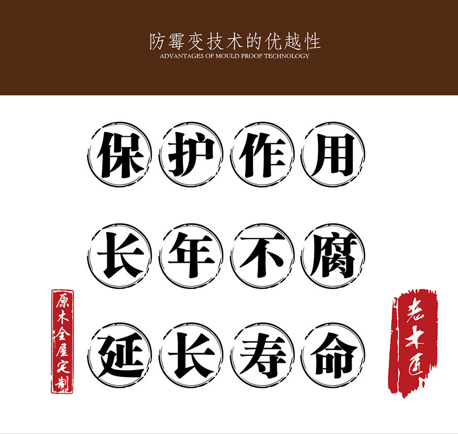 老木匠原木防霉變工藝