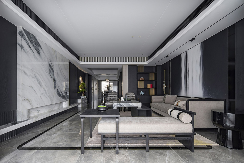 輕奢新中式原木家裝