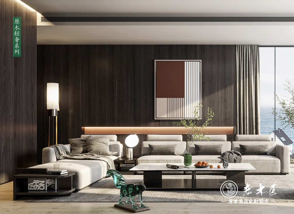 現(xiàn)代輕奢客廳定制