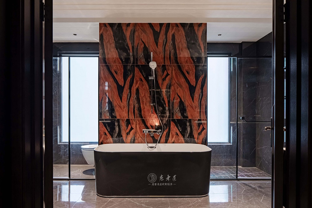 別墅輕奢新中式原木定制