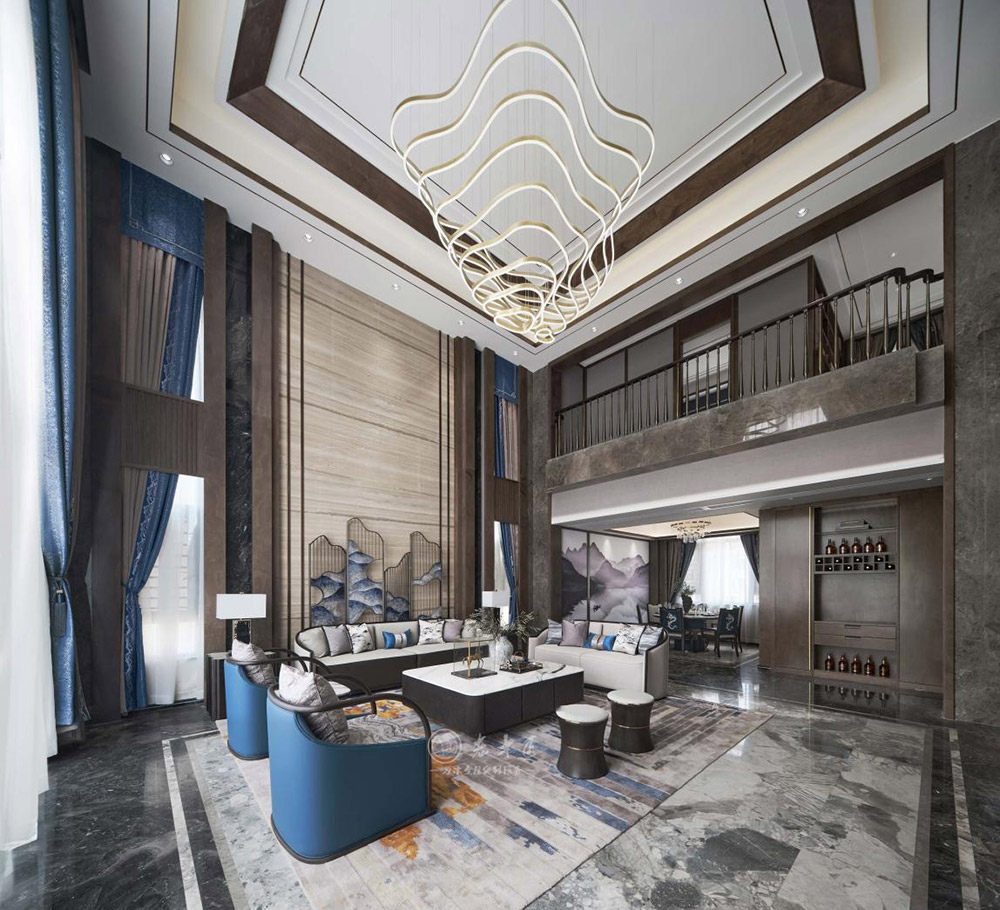 輕奢新中式家居別墅