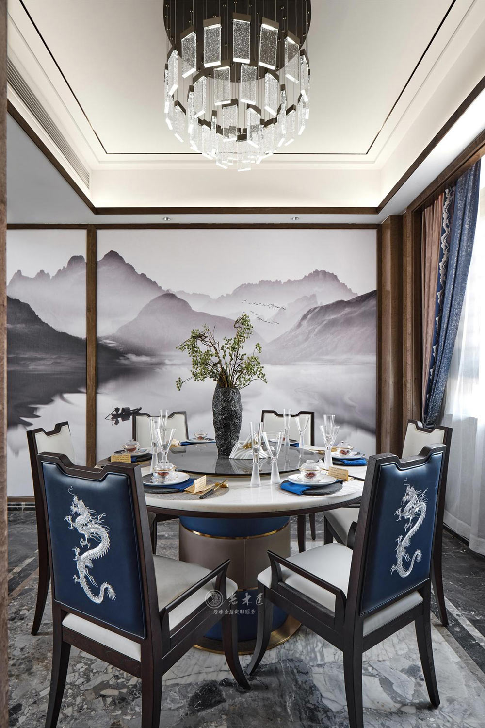 輕奢新中式家居別墅