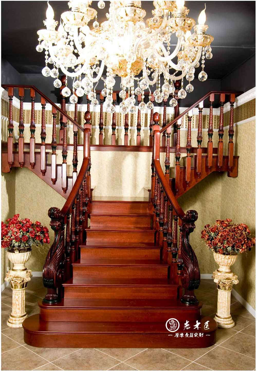 室內(nèi)樓梯定制 原木定制室內(nèi)樓梯