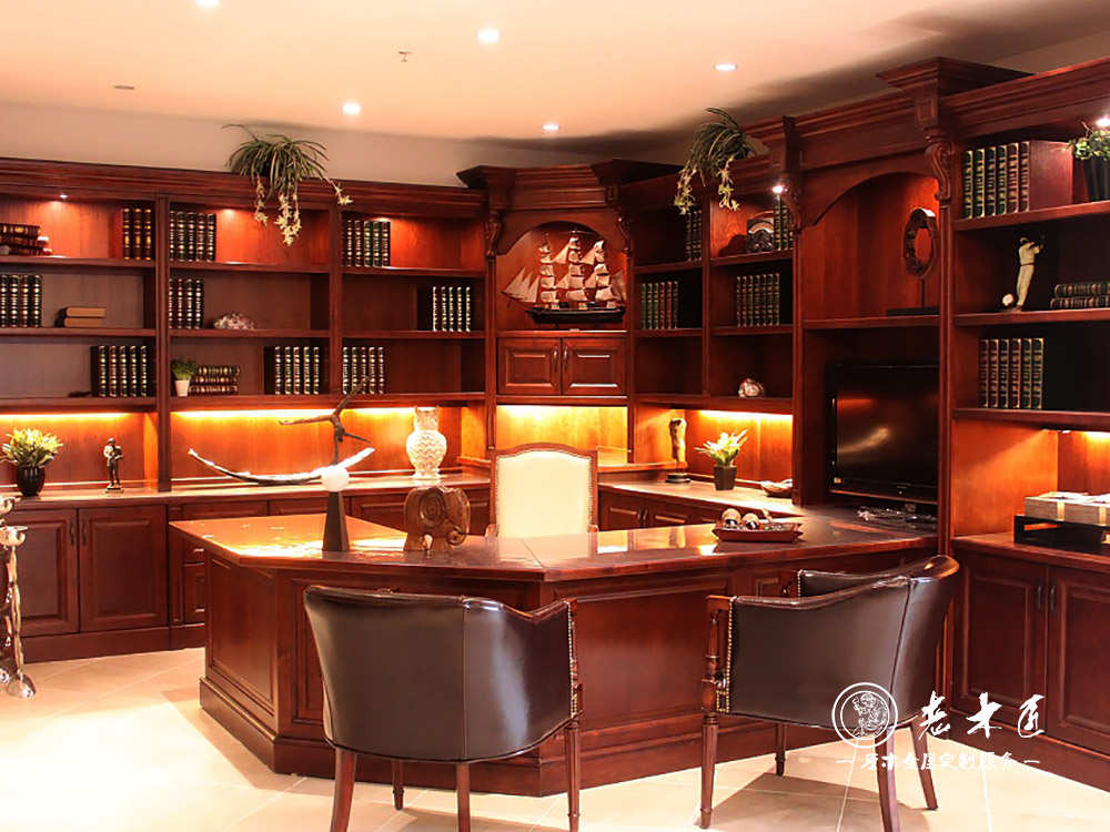 原木書柜價格 全實木書柜定制價格