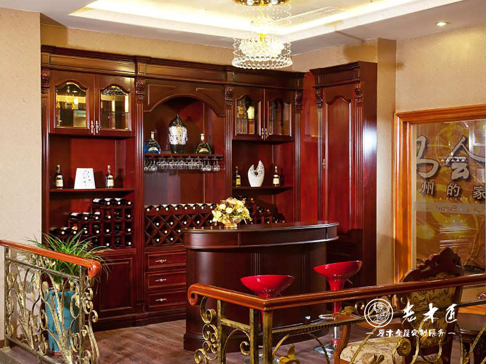 實(shí)木酒柜設(shè)計(jì)效果圖大全