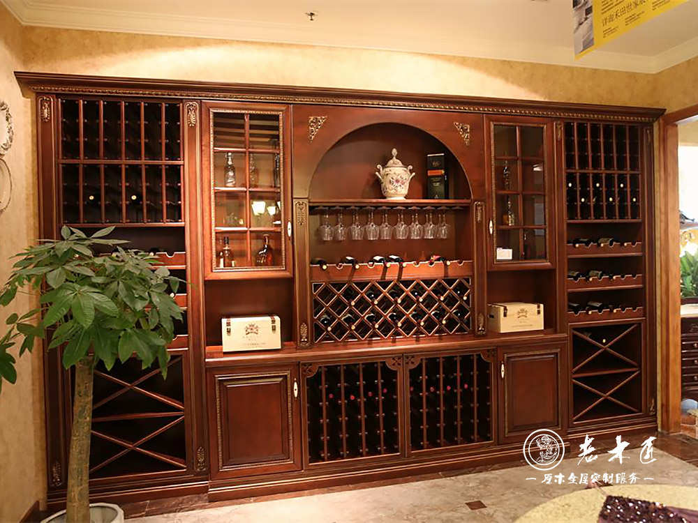 原木酒柜尺寸 實(shí)木酒柜設(shè)計(jì)尺寸