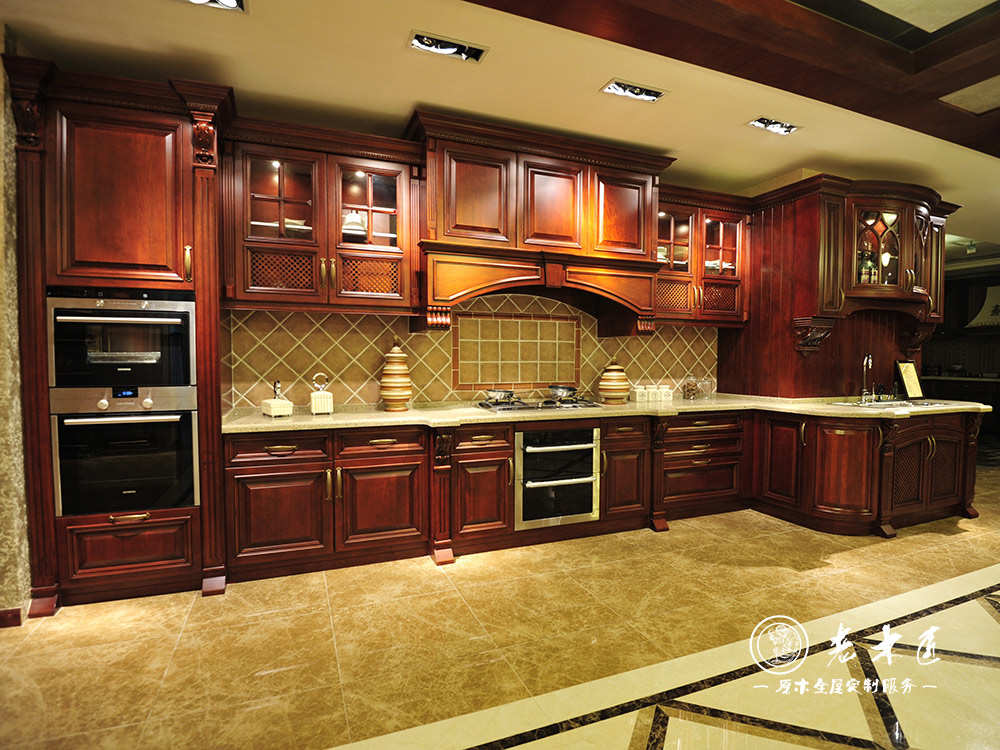 實木櫥柜圖片 廚房櫥柜定制圖片