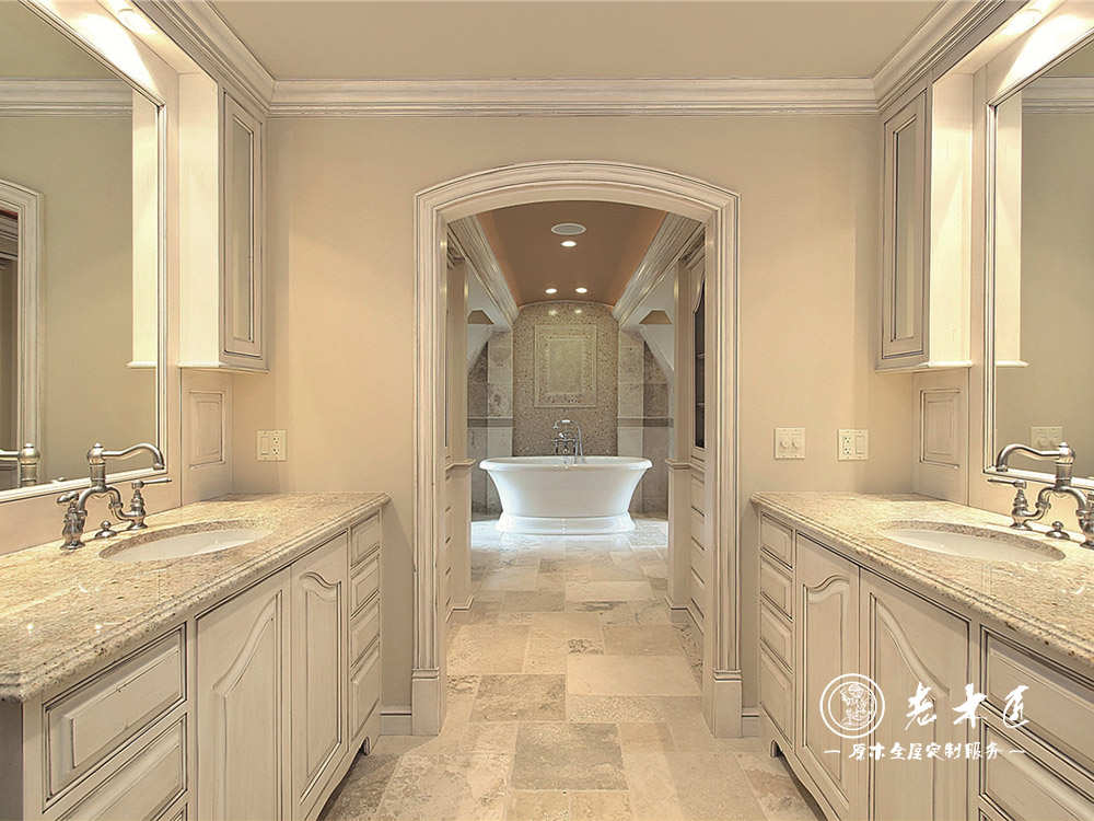 實(shí)木浴室柜訂制圖片 整體浴室柜圖片