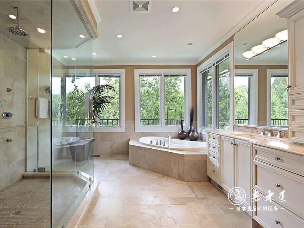 實(shí)木浴室柜訂制品牌 美式浴室柜品牌