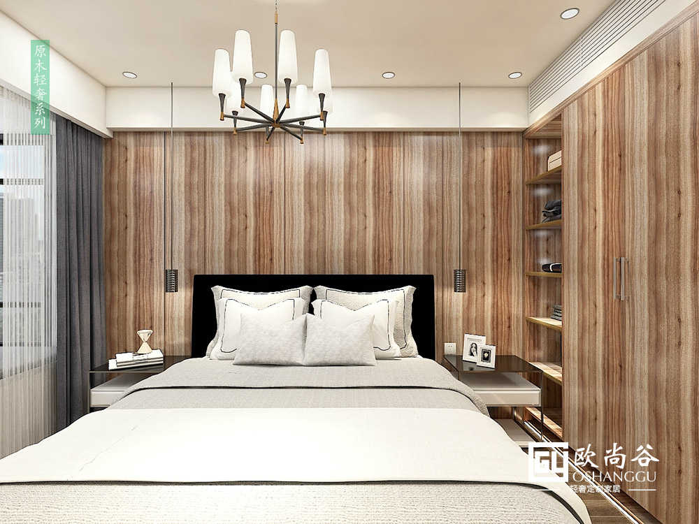 輕奢臥室_輕奢風(fēng)格臥室