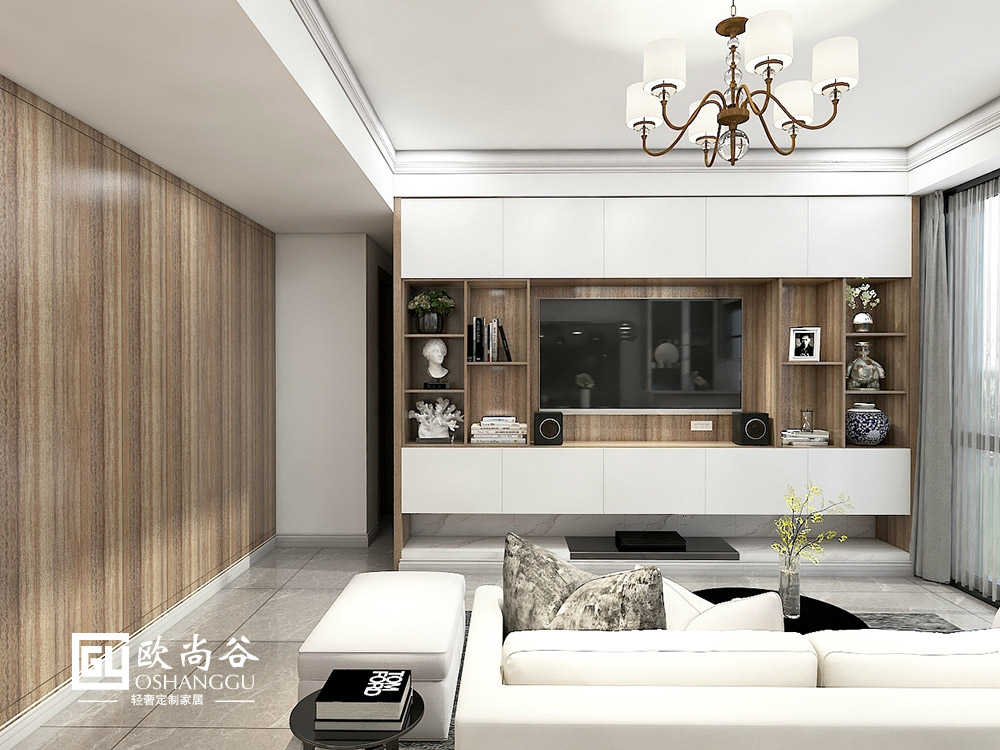 輕奢客廳_簡歐輕奢風(fēng)客廳