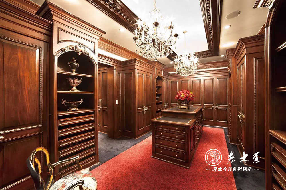 走入式衣柜訂制廠家_原木衣柜廠家