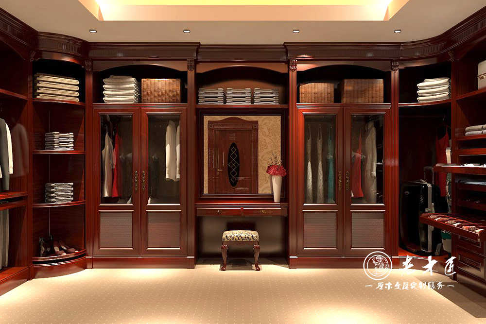 步入式衣柜訂制效果圖_歐式衣柜效果圖