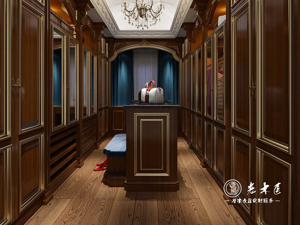 步入式衣柜定做圖片_定制衣柜圖片