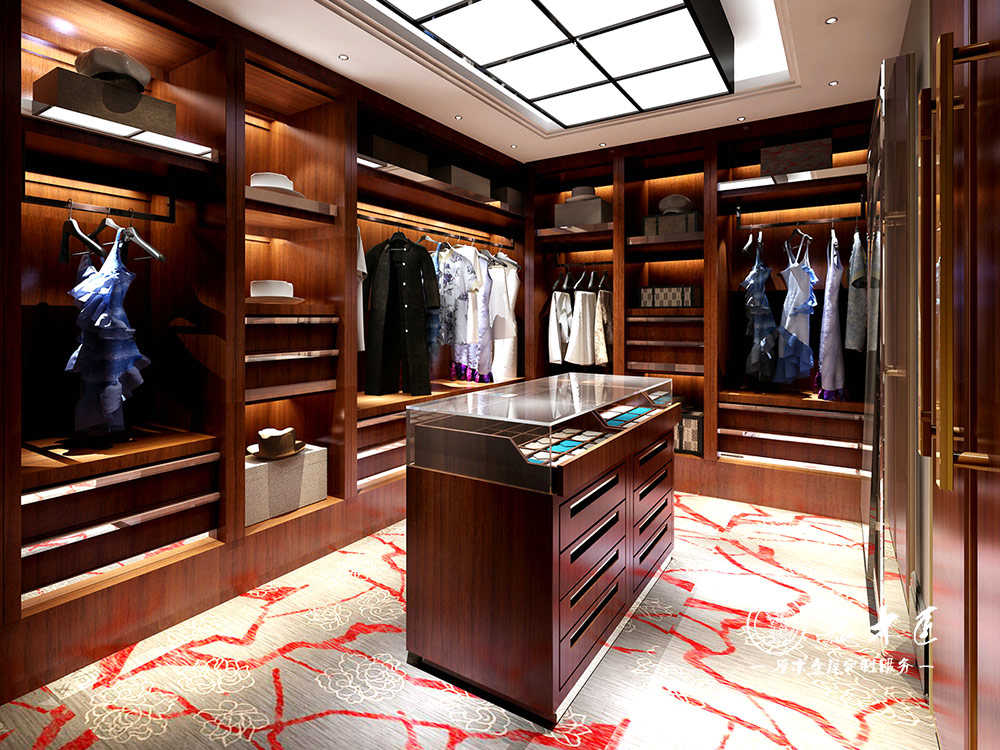歐式整體衣柜效果圖_歐式風(fēng)格整體衣柜圖片