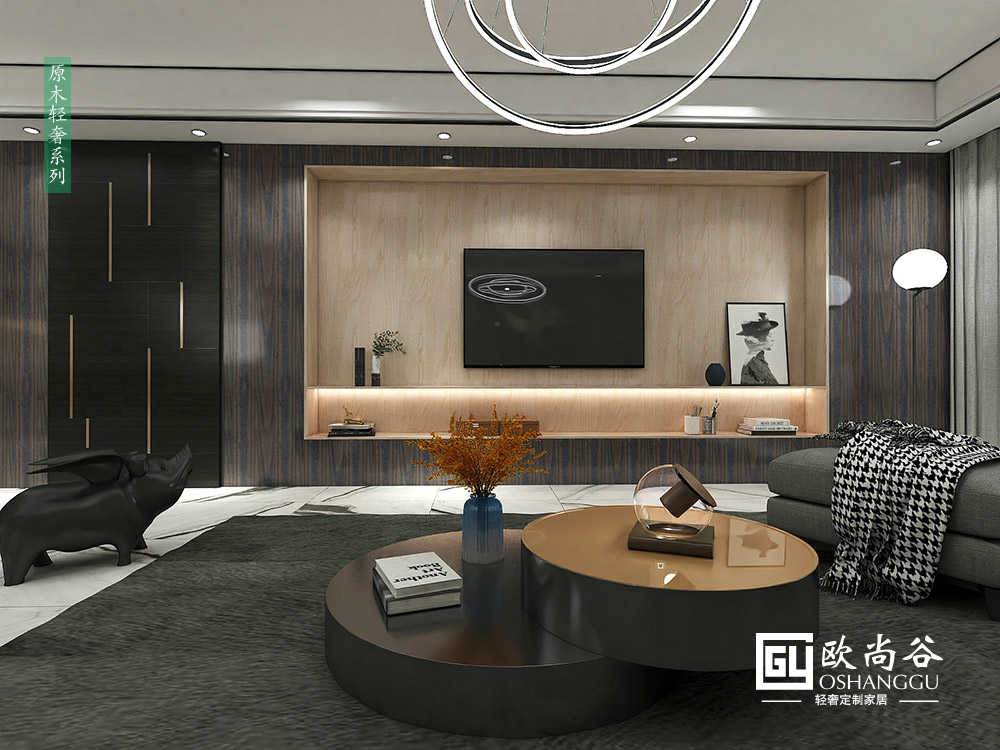 簡約客廳背景墻_客廳簡約裝修效果圖