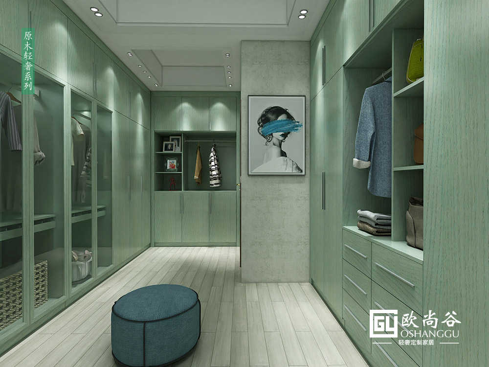 簡約風(fēng)衣帽間_現(xiàn)代簡約風(fēng)衣帽間圖