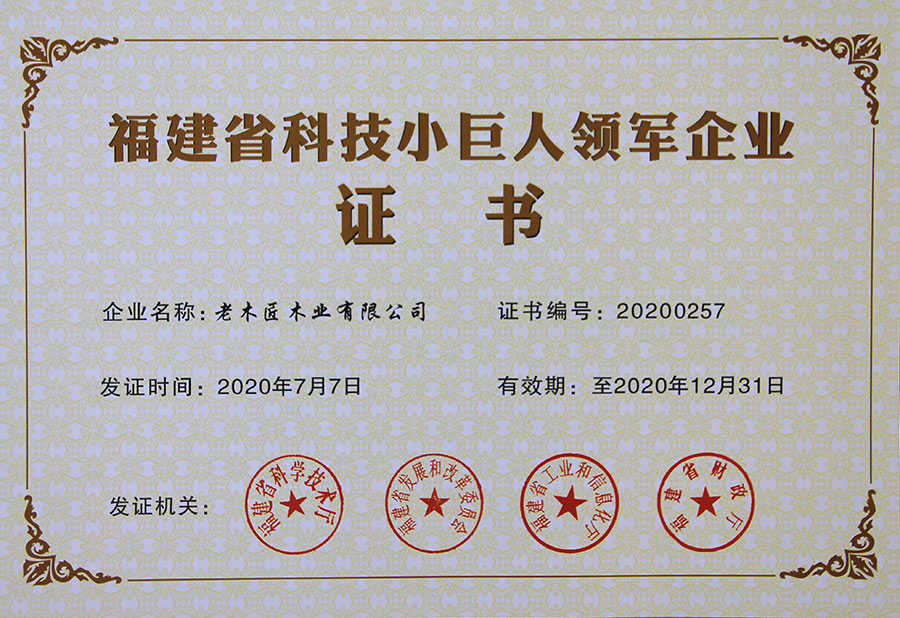 福建省科技小巨人領(lǐng)軍企業(yè)