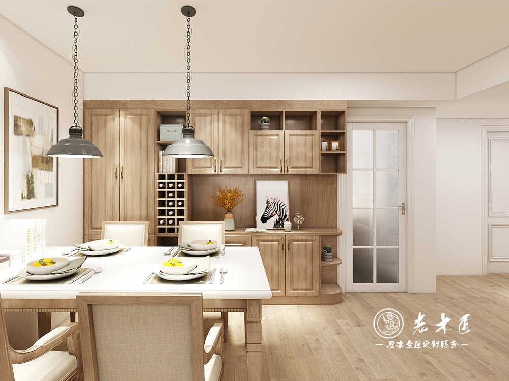 歐式酒柜設(shè)計(jì)_歐式原木酒柜定制